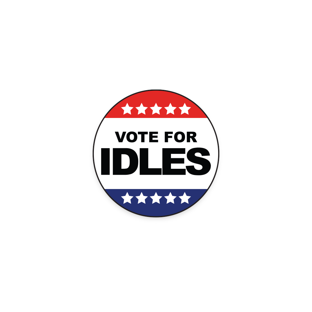 IDLES-VoteForIDLES-Badge