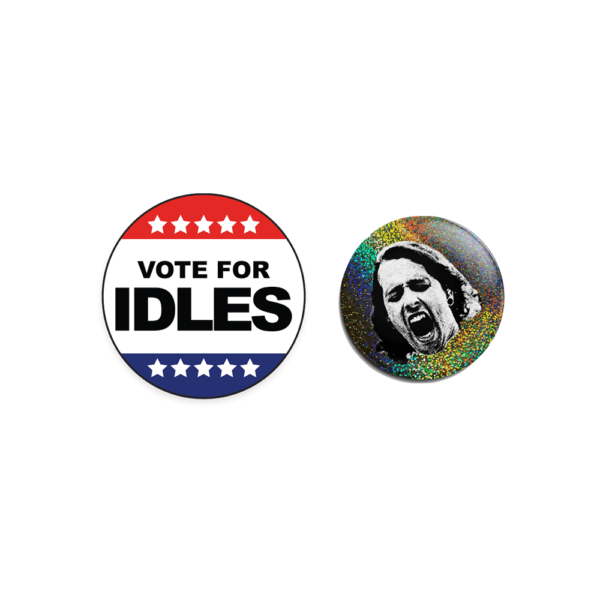 Idles-Vote-For-Lee-Badge-Pack